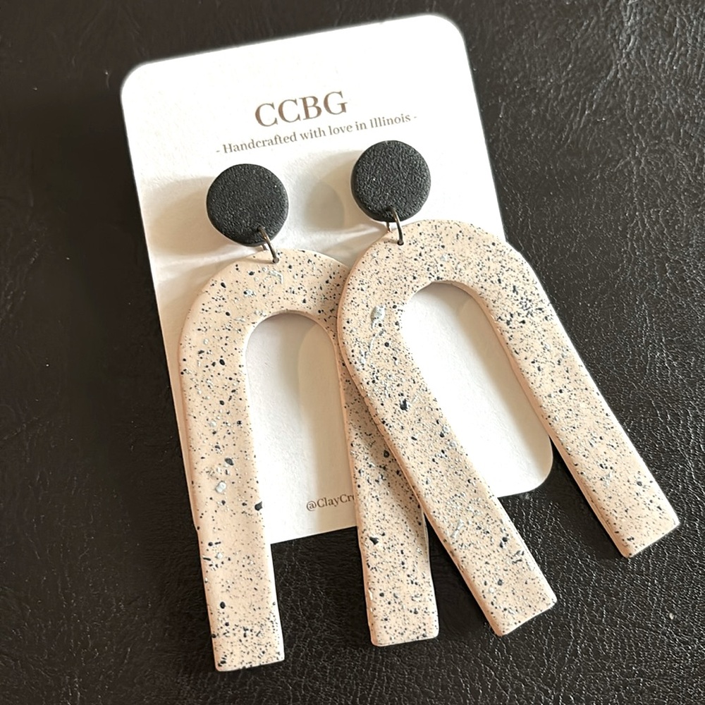 Handmade polymer clay arches
